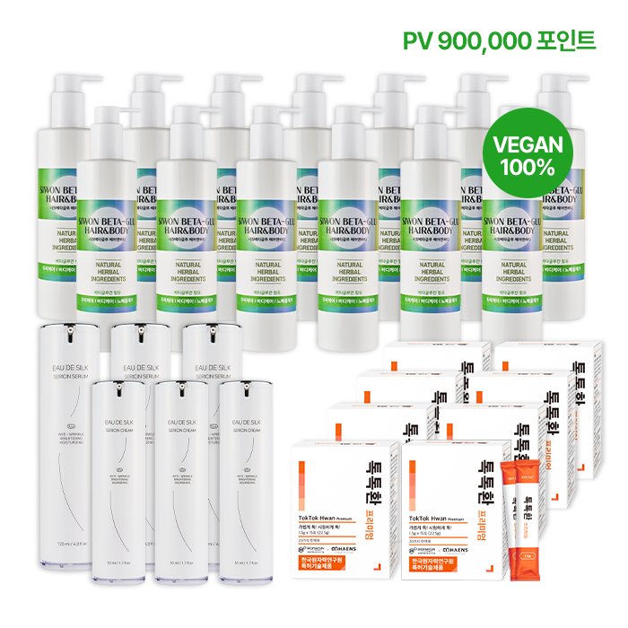 톡톡환 프리미엄 8개 + 오드실크 화장품 (2종) 3개 + 시원베타글루 13개