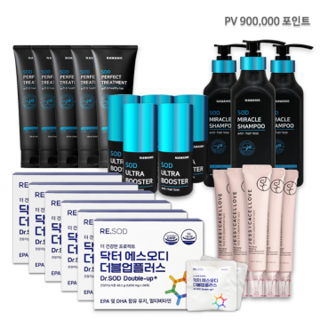 부스터 (5개) + 트린트먼트 (5개) + 아이크림(5개) +  닥터 SOD (6개) + 샴푸 (3개)