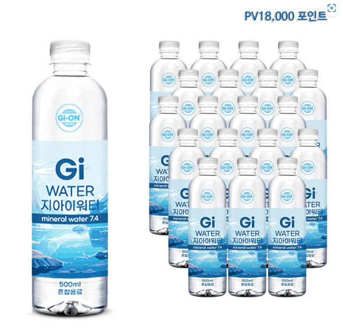 지아이워터 1팩 (20병)